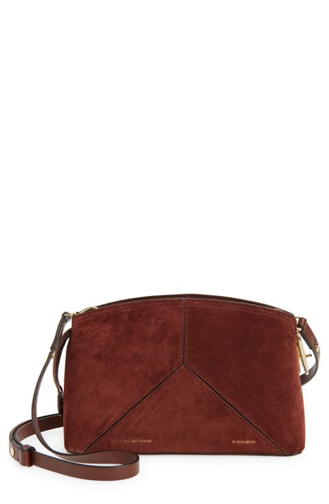 Victoria Suede Crossbody