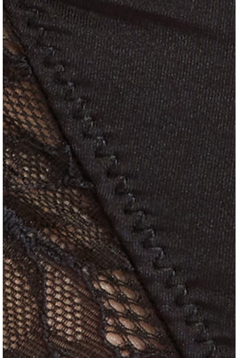 Stormi High Cut Thong, Alternate, color, CAVIAR