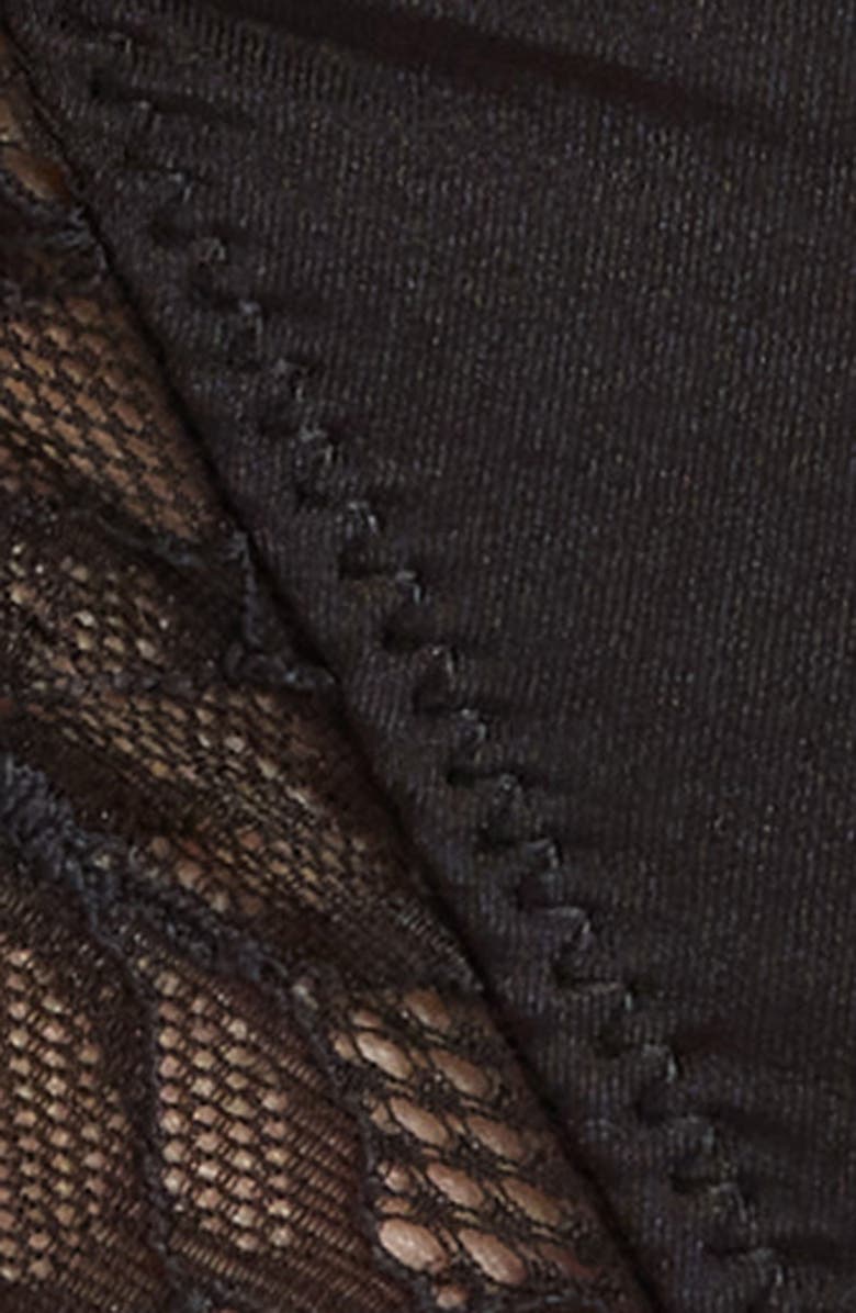 Hunkemöller Stormi High Cut Thong, Alternate, color, Caviar