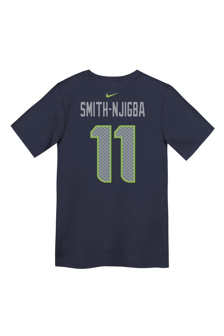 Preschool Nike Jaxon Smith-Njigba College Navy Seattle Seahawks Player Name & Number T-Shirt, Alternate, color, College Navy
