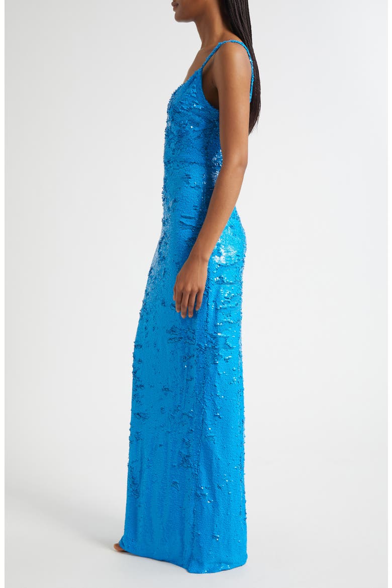 Karma Sequin Column Dress, Alternate, color, DRESDEN BLUE SEQUIN