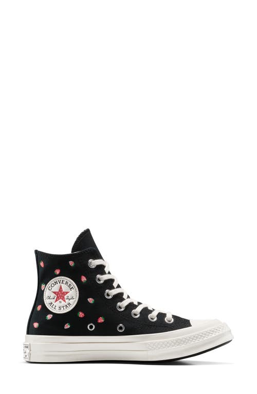 Converse Gender Inclusive Chuck 70 High Top Sneaker In Black/soft Red/green
