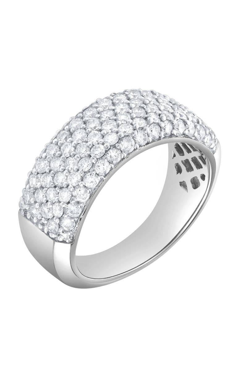 LuvMyJewelry Eminence 1.60 Ct Natural Diamond 10K Gold Ring, Main, color, 10K White Gold