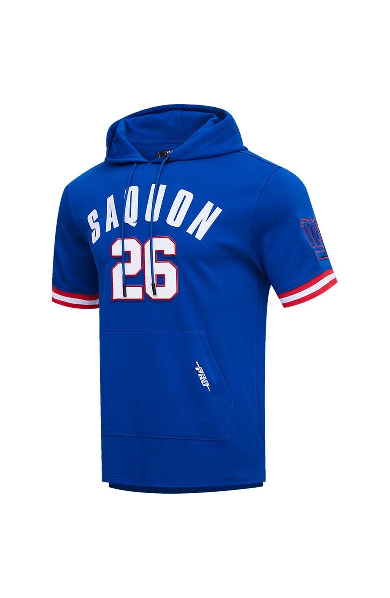 PRO STANDARD Men's Pro Standard Saquon Barkley Royal New York Giants Player Name & Number Hoodie T-Shirt, Alternate, color, 