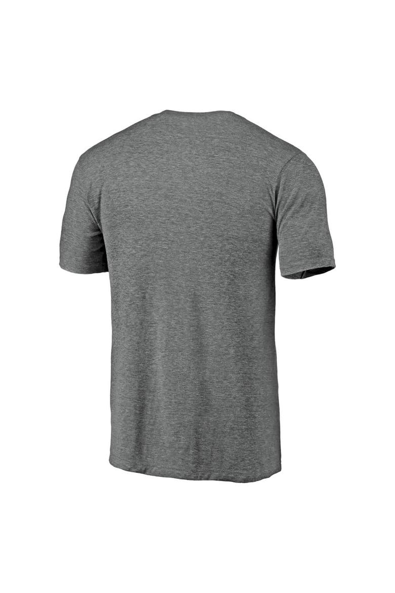 Men's Heather Gray Ole Miss Rebels Arched City Tri-Blend T-Shirt, Alternate, color, Heather Gray