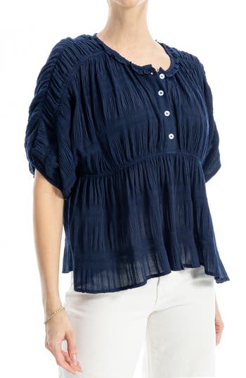 MAX STUDIO MAX STUDIO TEXTURED TOP 