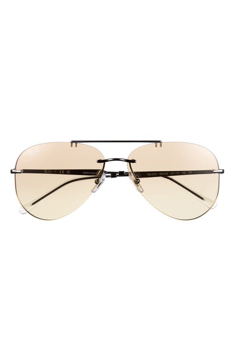 62mm Oversize Pilot Sunglasses