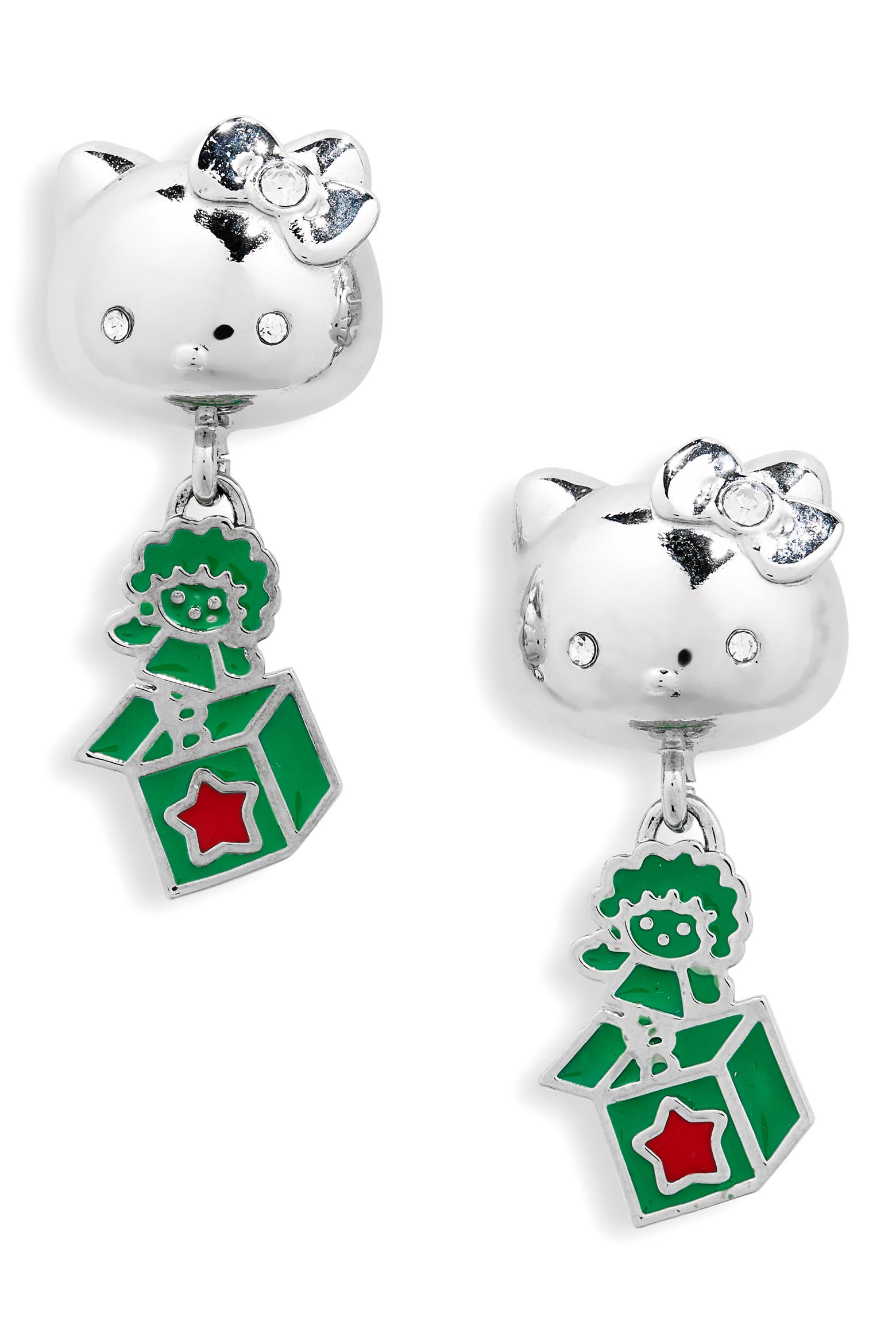 Hello Litty Core Chopova Lowena x Sanrio Hello Kitty® Drop Earrings (Nordstrom Exclusive ...