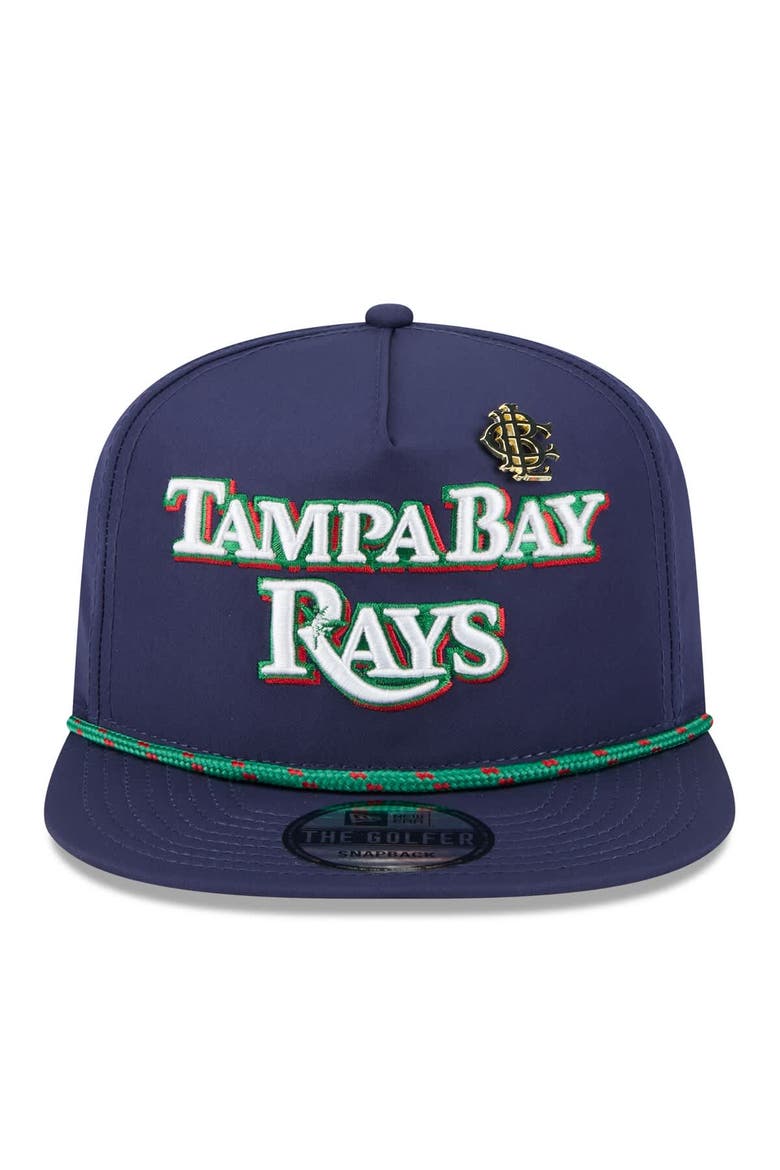 Men's New Era  Navy Tampa Bay Rays 2025 Big League Chew Golfer Snapback Hat, Alternate, color, Navy