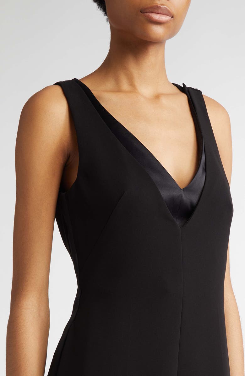 Max Mara Armonia Layered Jumpsuit, Alternate, color, Black