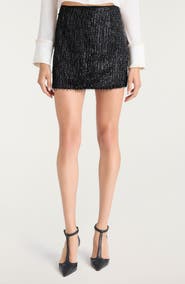 Cinq à Sept Leia Sequin Fringe Miniskirt