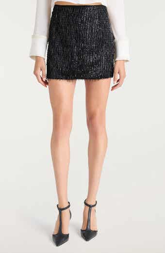 Cinq à Sept Leia Sequin Fringe Miniskirt