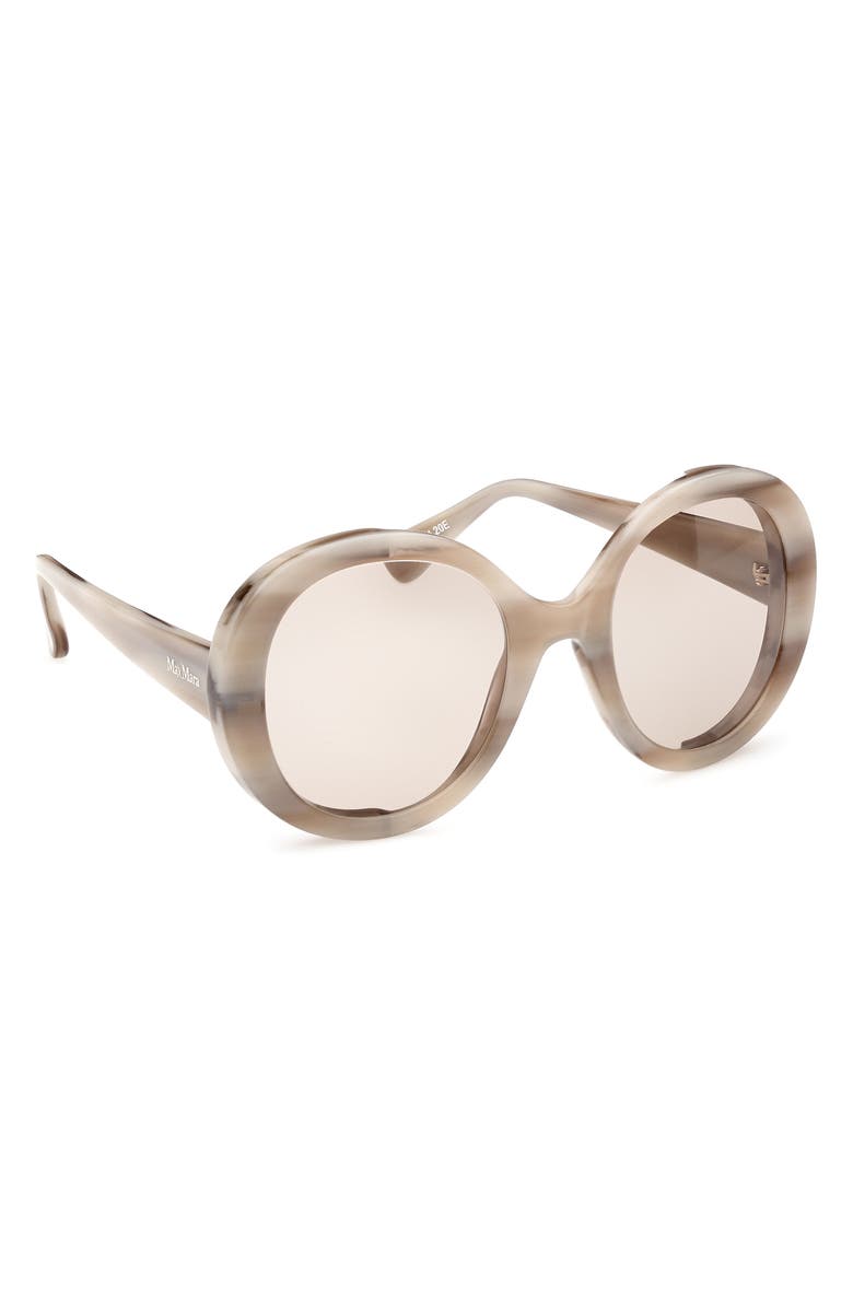 Max Mara 54mm Round Sunglasses, Alternate, color,