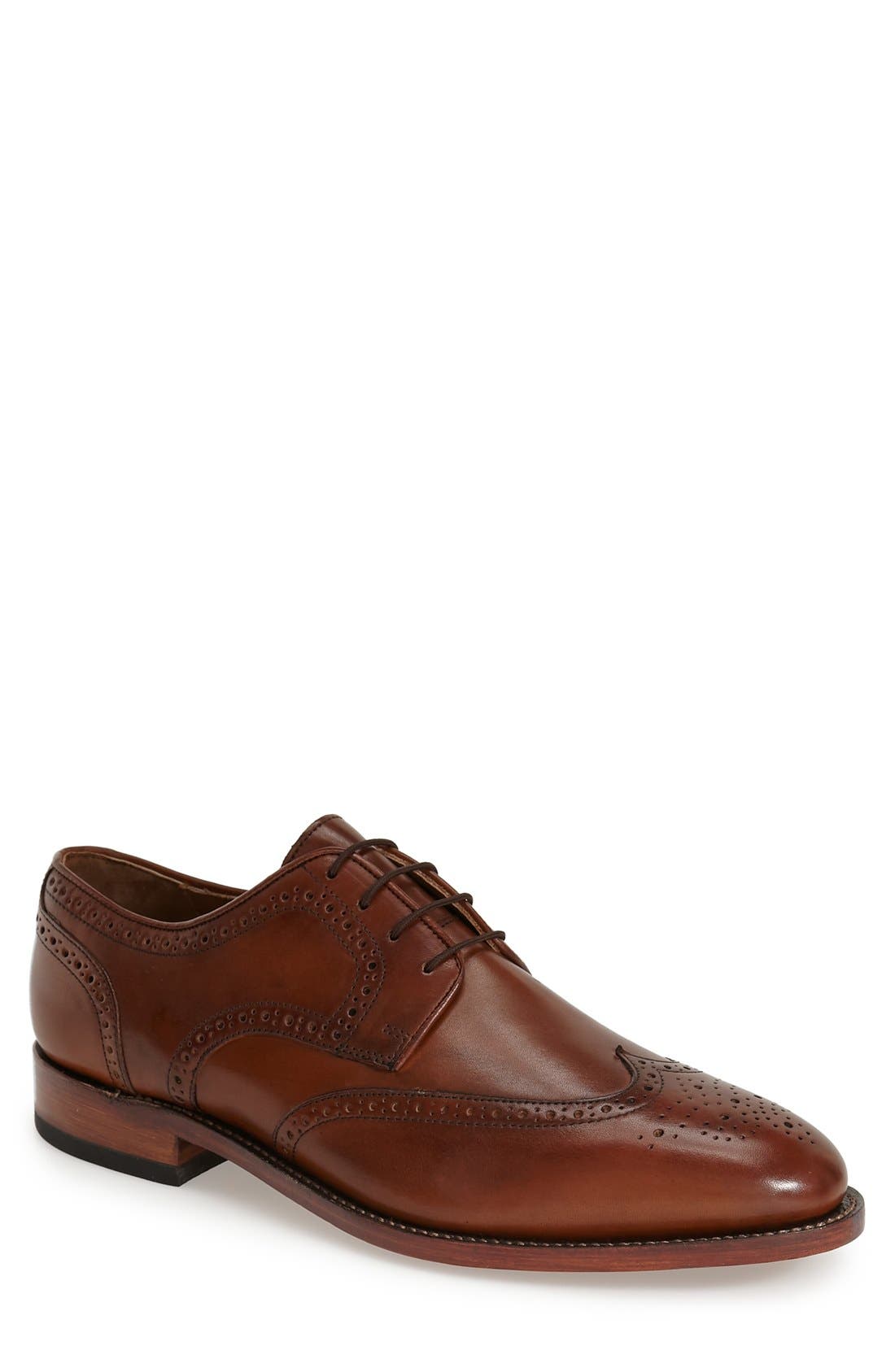 'Melton' Wingtip, Main, color, TAN