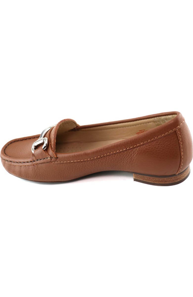 Marc Joseph New York Grand Street Leather Buckle Loafer, Alternate, color, Cognac Grainy