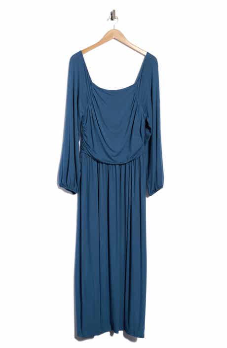 Long Sleeve Jersey Maxi Dress