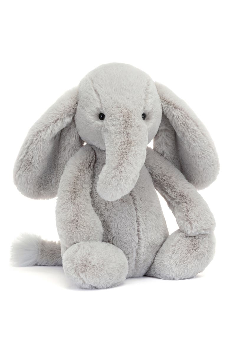 Jellycat Thuddeus Bashful Luxe Elephant Stuffed Animal, Main, color, 