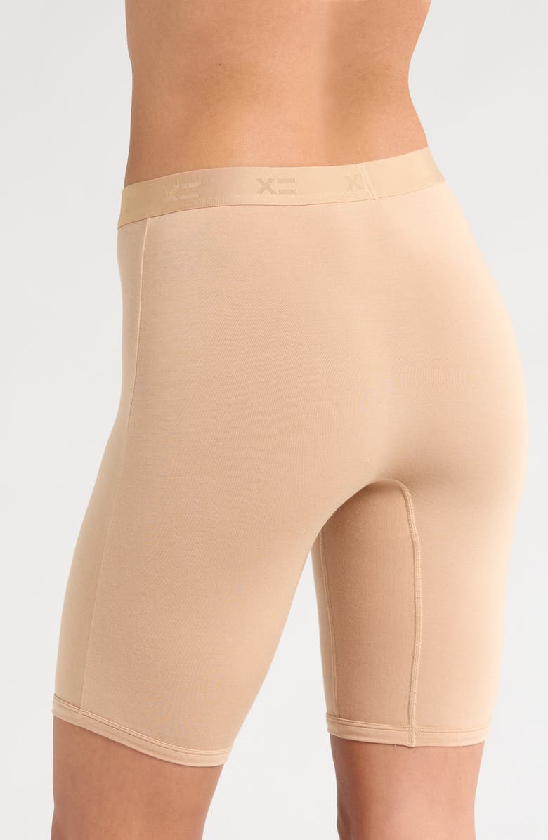 TomboyX Stretch Modal 9-Inch Boxer Briefs, Alternate, color, Chai