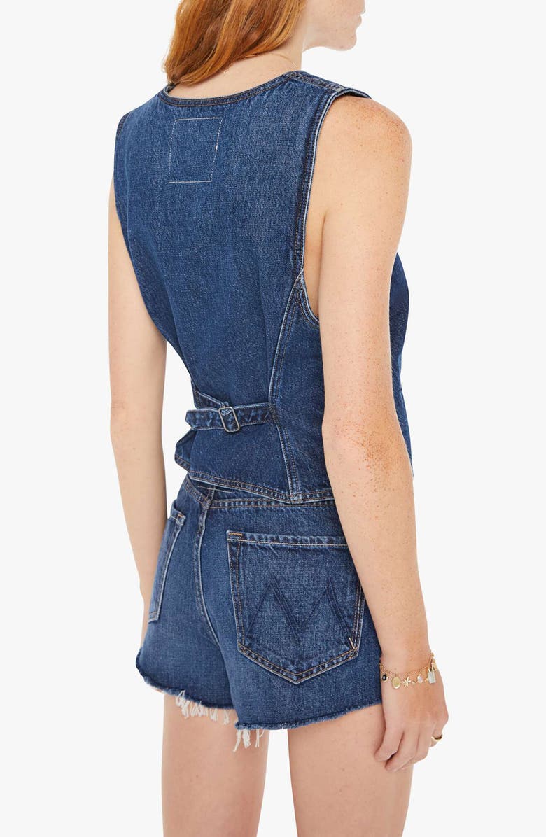 MOTHER The Masked Rider Denim Vest, Alternate, color, 