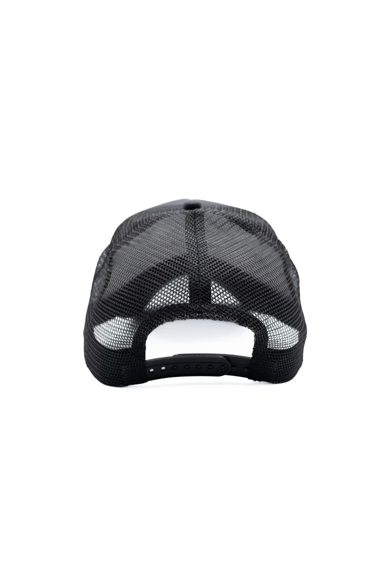 Michigan Postcard Trucker Hat - Kids, Alternate, color, Black