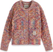 Scotch & Soda Multicolor Oversize Cardigan