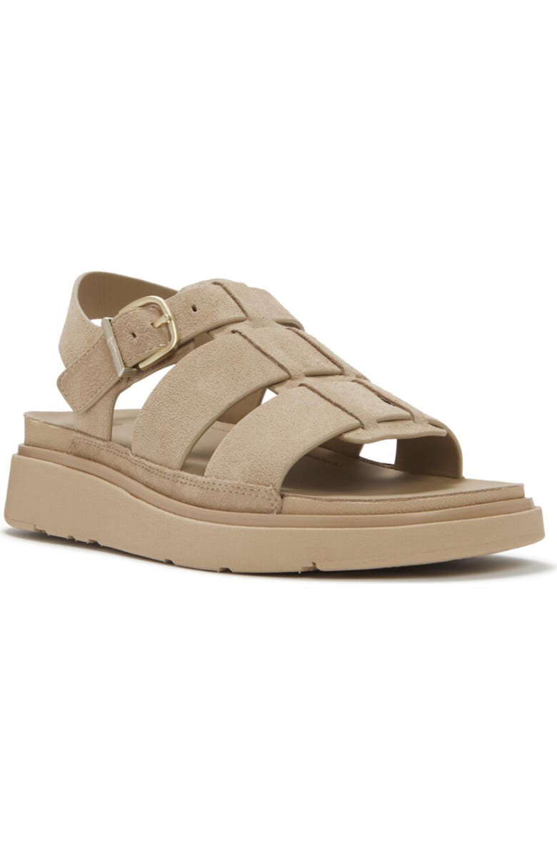 FitFlop Gen FF Suede Fisherman Sandals, Main, color, Cappuccino