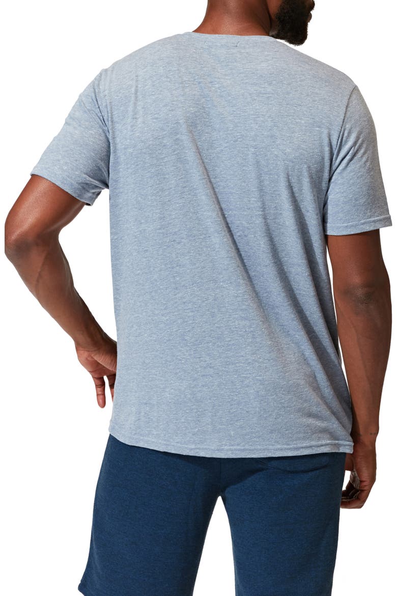 Men's Slub Henley, Alternate, color, CHINA BLUE