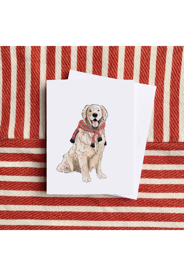 Everyday Greeting Card Pack (3ct) "Preppy Retriever", Alternate, color, Multi-Pack