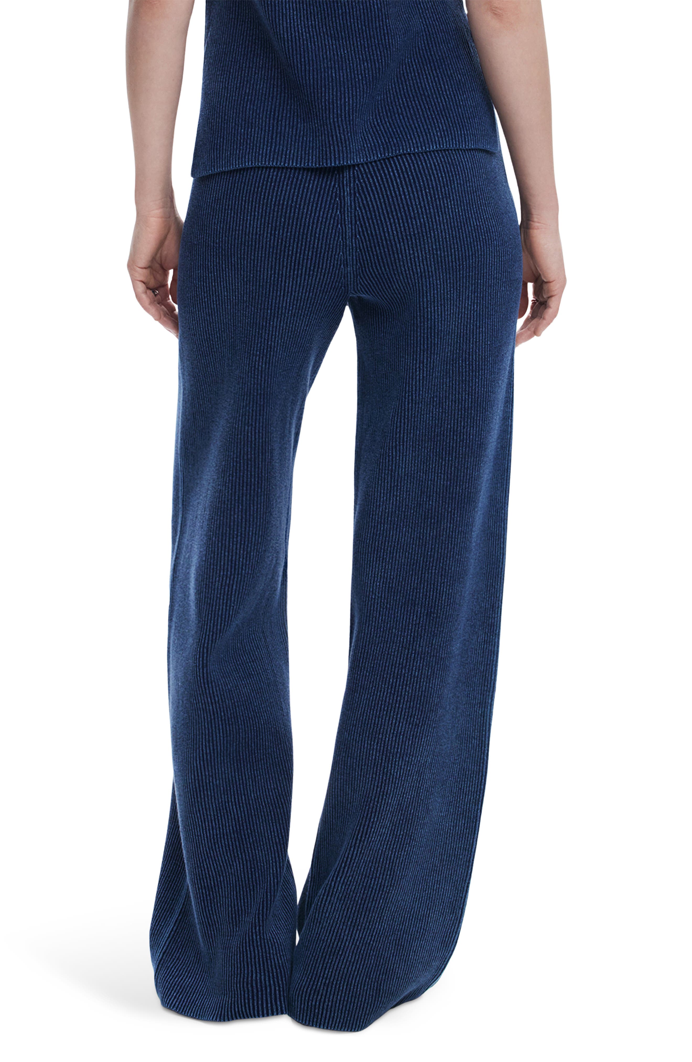 Rib Cotton Drawstring Pants - image 2