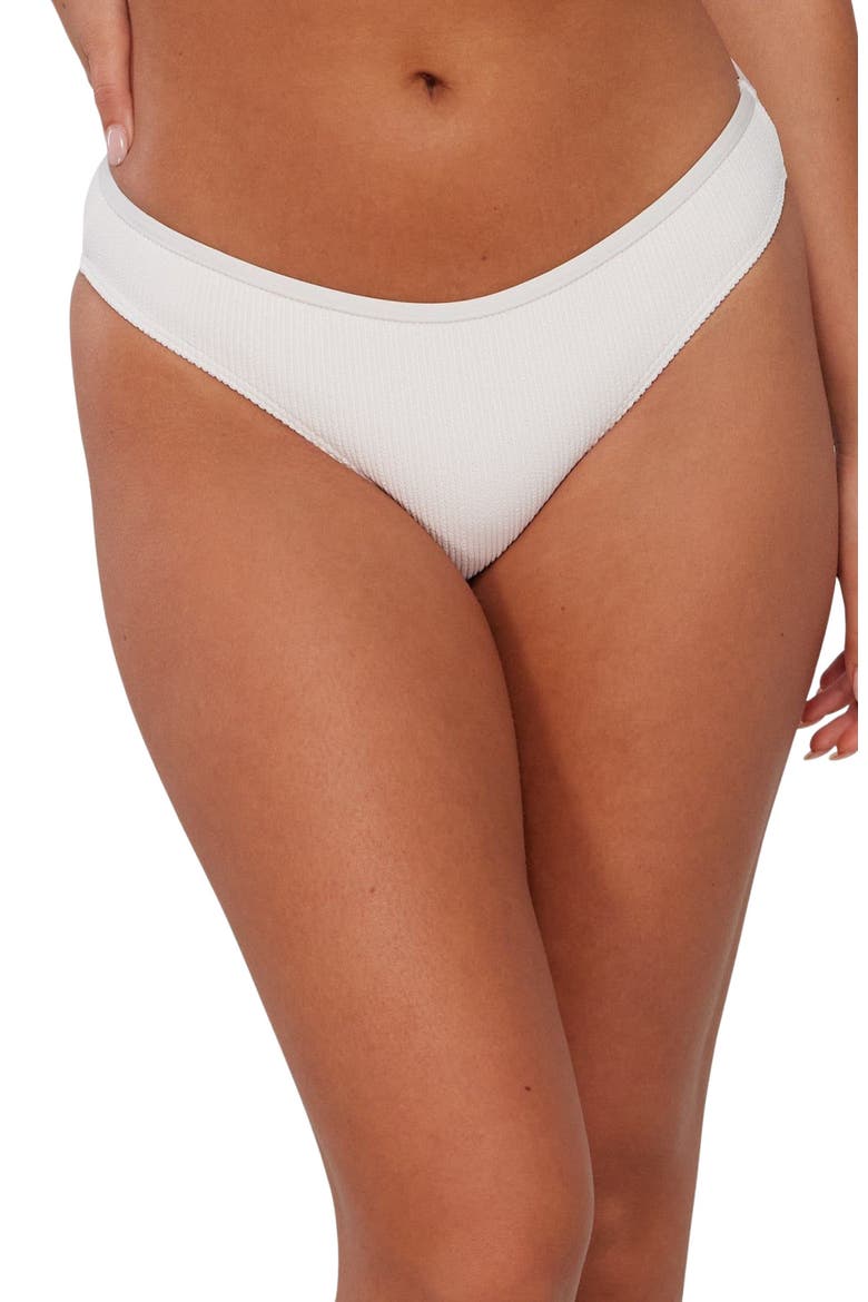 Penny Hipster Bikini Swim Bottoms, Alternate, color, Coconut Sorbet