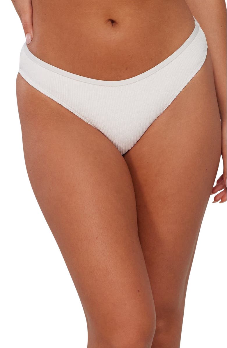 Pacifica by Sunsets Penny Hipster Bikini Swim Bottoms, Alternate, color, Coconut Sorbet
