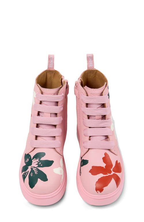 Camper Kids' Norte Twins Mismatch Boot In Pink