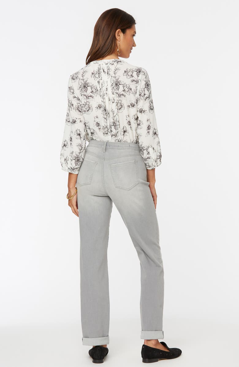 NYDJ Roll Cuff Relaxed Straight Leg Jeans, Alternate, color,