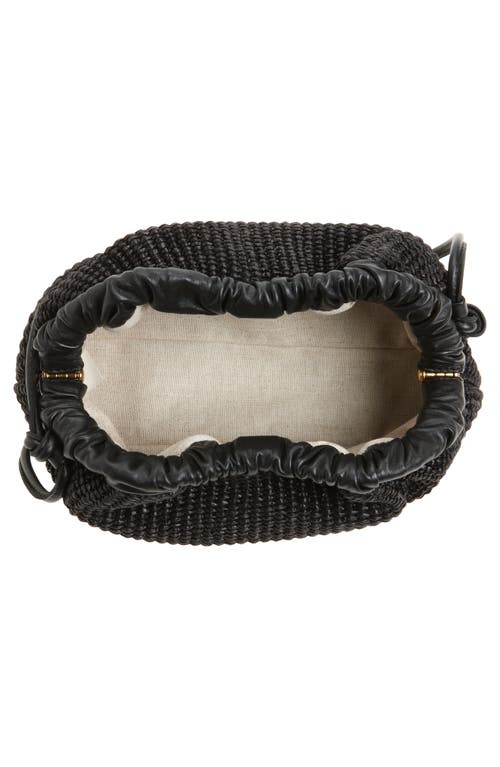 Mansur Gavriel Mini Cloud Woven Raffia Clutch