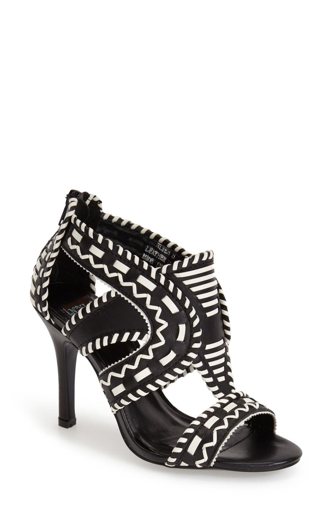 N.Y.L.A. 'Wlwen' Cutout Sandal, Main, color, 