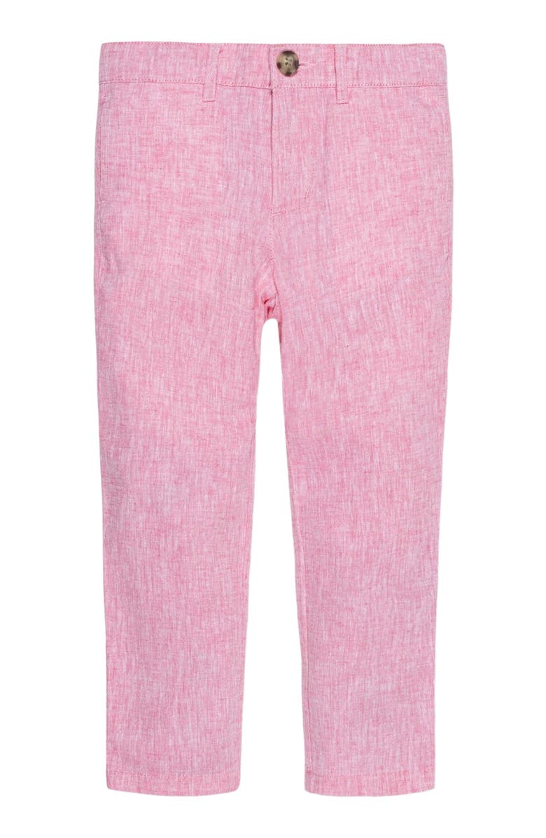 Hope & Henry Boys' Linen Suit Pant, Kids, Main, color, Rose Linen