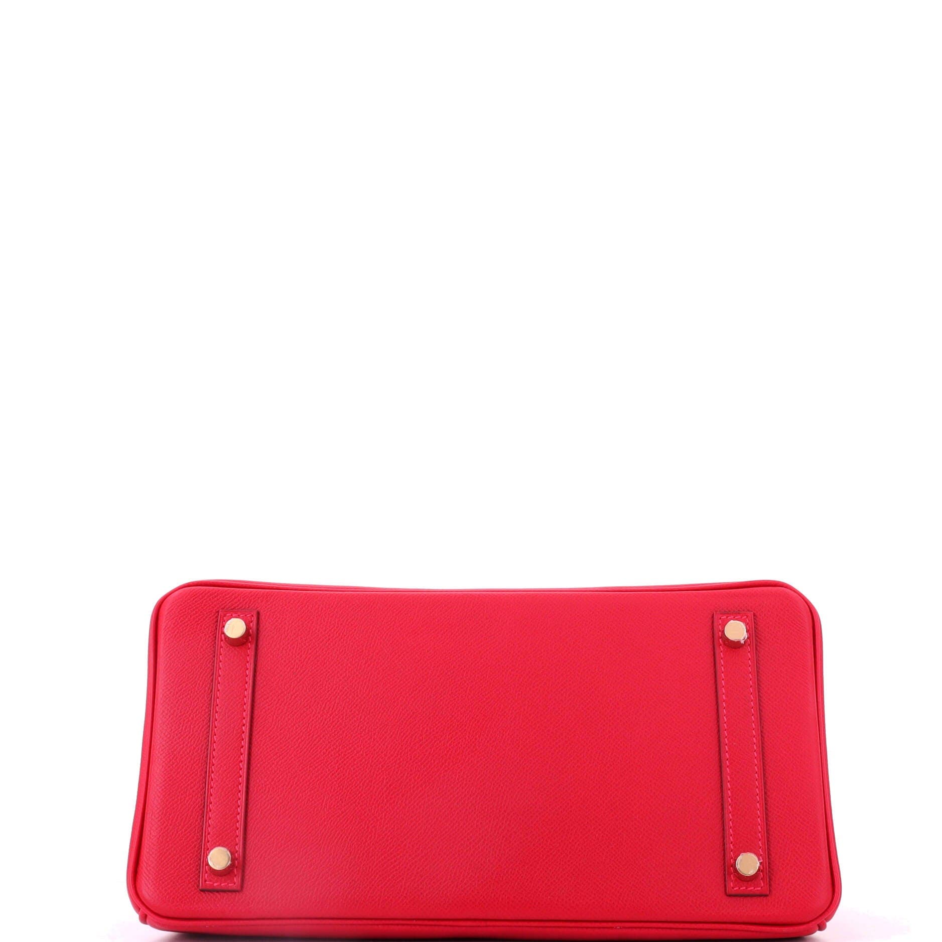 Birkin Handbag Red Epsom with Gold Hardware 30, Alternate, color, Red
