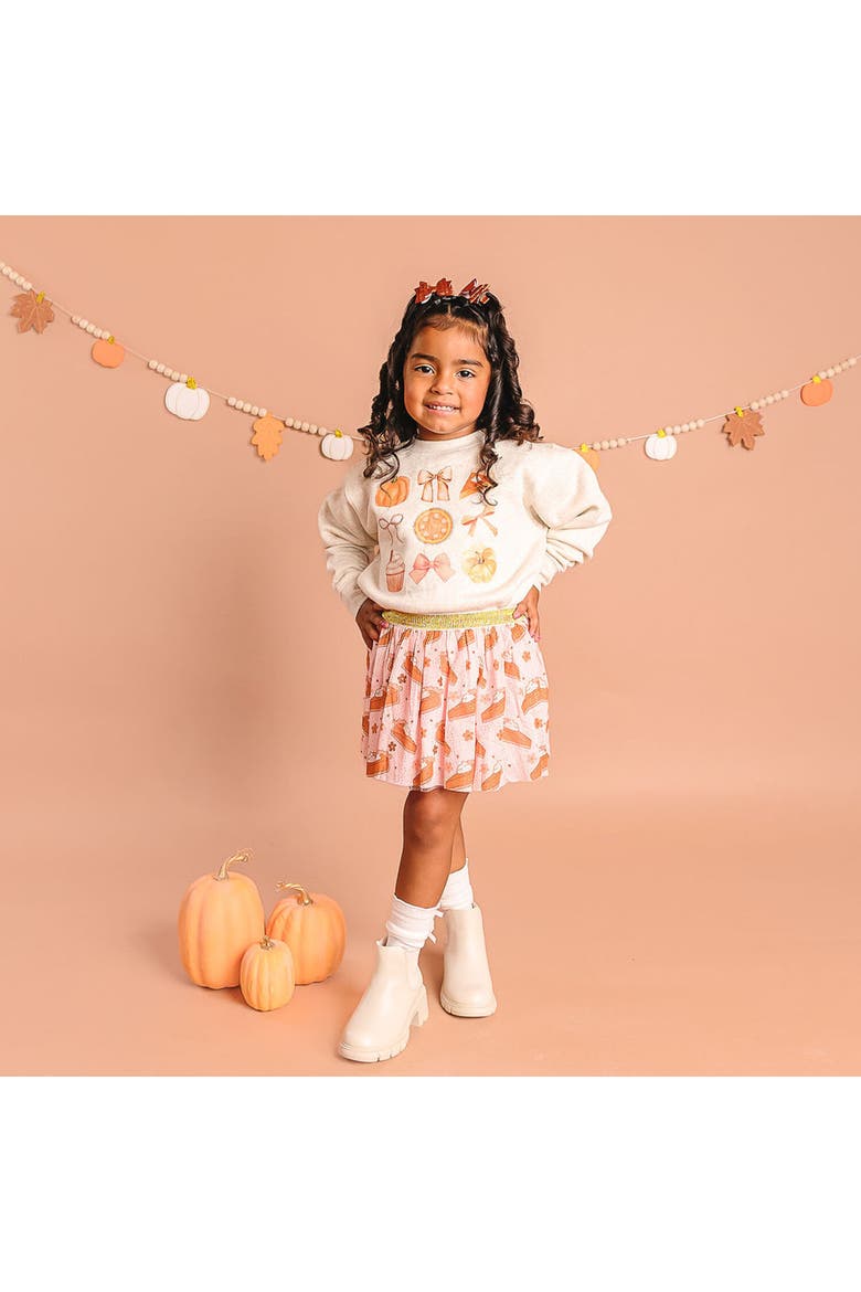 Pumpkin Pie Thanksgiving Tutu, Alternate, color, Pink