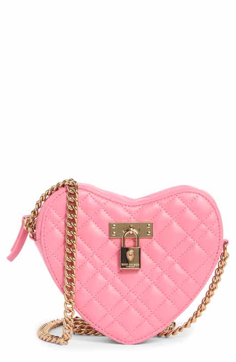 Kurt Geiger London Brixton Heart Quilted Leather Crossbody Bag