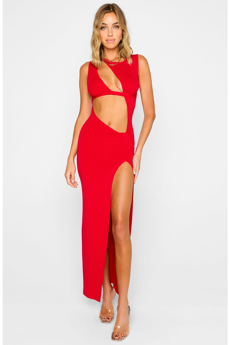 This Is It Maxi Dress, Alternate, color, Red