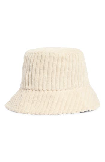 Area Stars Corduroy Bucket Hat In Neutral