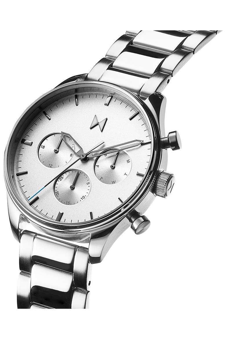 Airhawk Pilot Bracelet Watch, 42mm, Alternate, color, GREY