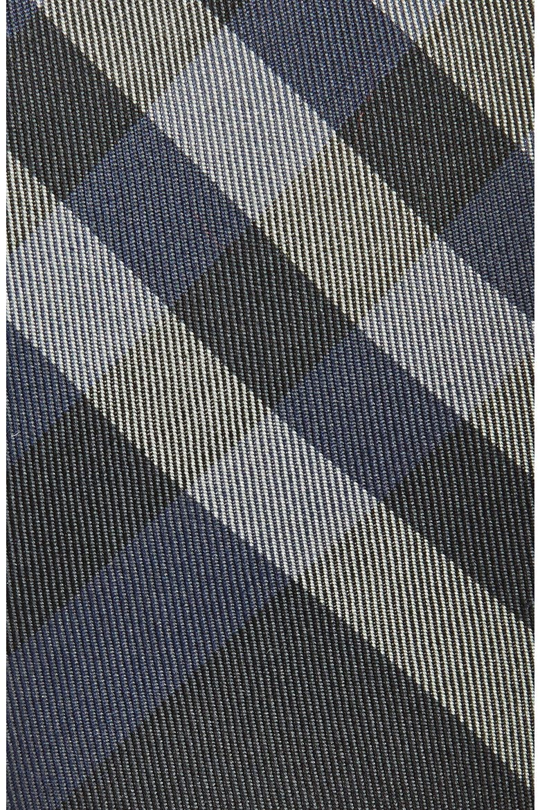 London Woven Silk & Cotton Tie, Alternate, color, NAVY