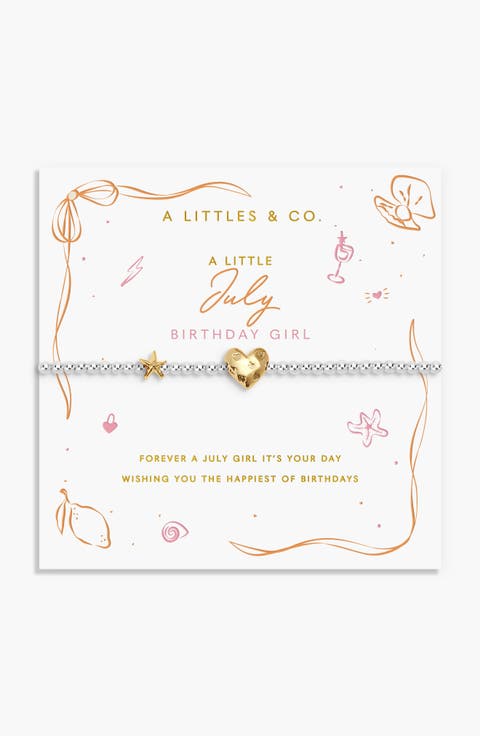 Birth Month A Little Bracelet