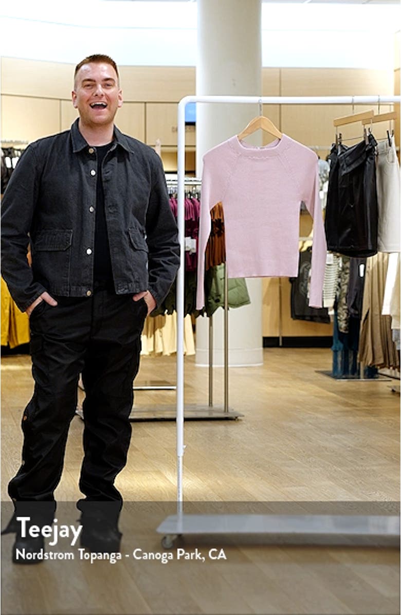 Open Back Rib Sweater, sales video thumbnail