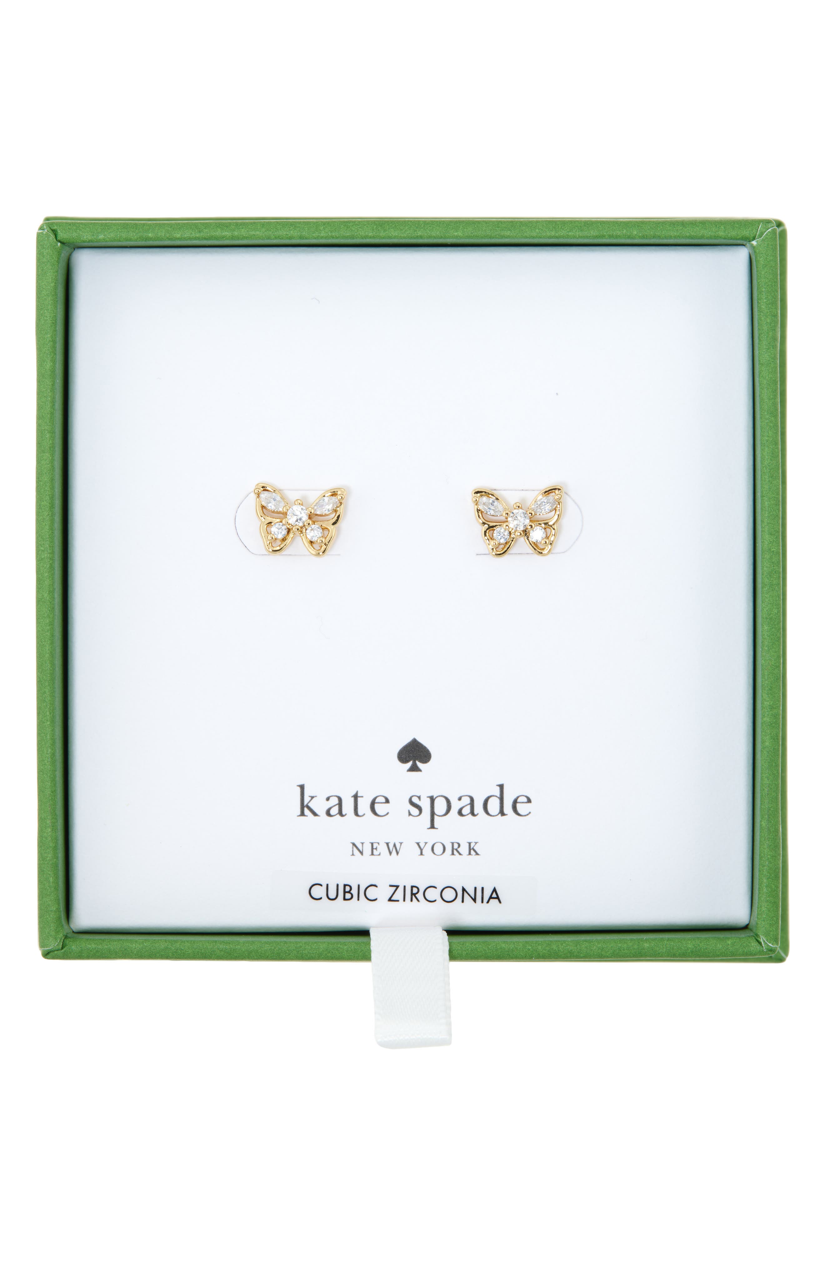 butterfly stud earrings