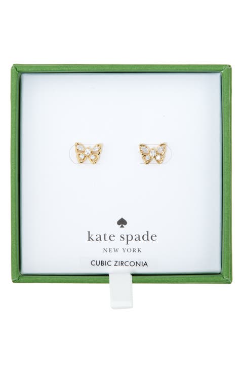 butterfly stud earrings