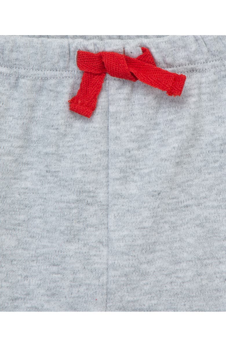 Little Me Baseball Cotton Bodysuit, Joggers & Hat Set, Alternate, color, 