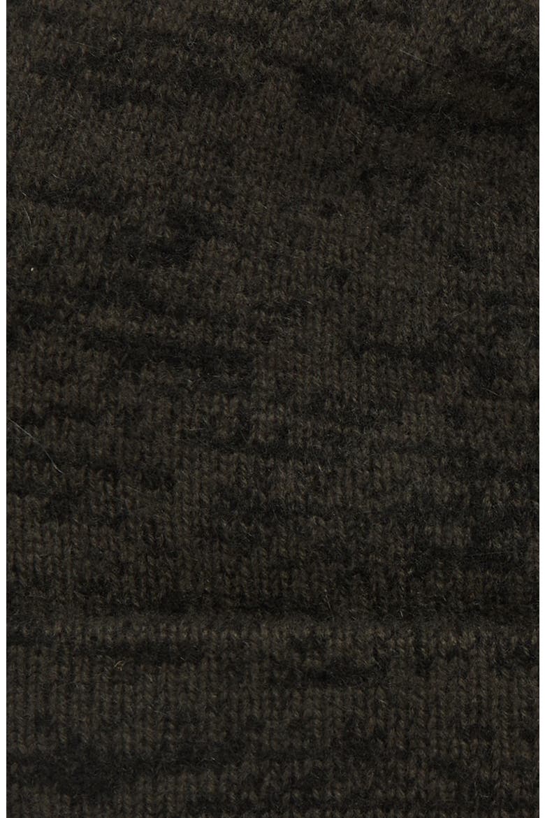 Big Cashmere & Wool Beanie, Alternate, color, BLACK OLIVE / BLACK