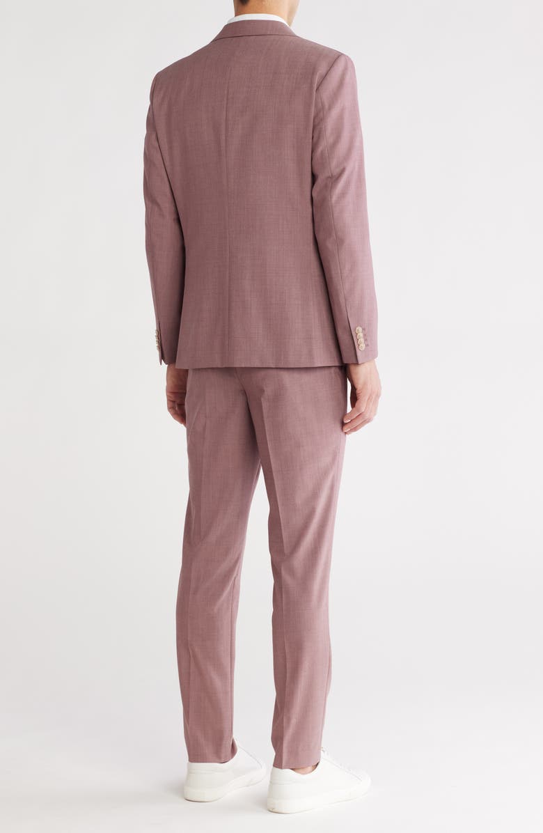 Original Penguin Mauve Wool Blend Suit, Alternate, color, 